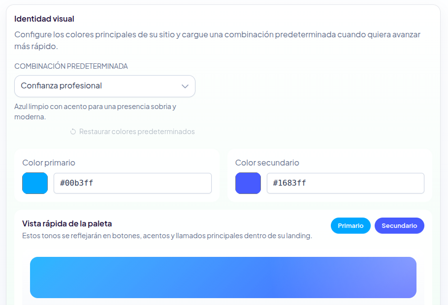 Panel para actualizar información médica y administrativa